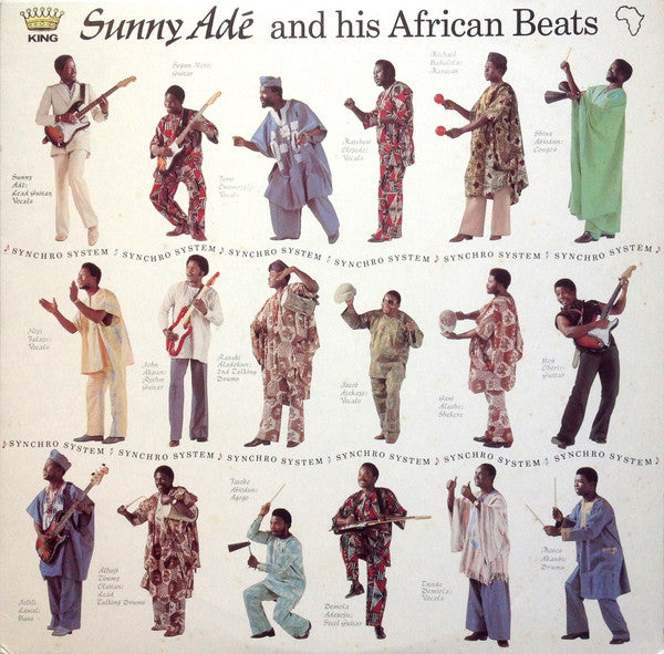 King Sunny Ade & His African Beats - Synchro System (Vinyl, LP, Album, Stereo) Very Good Plus (VG+) / Very Good Plus (VG+)