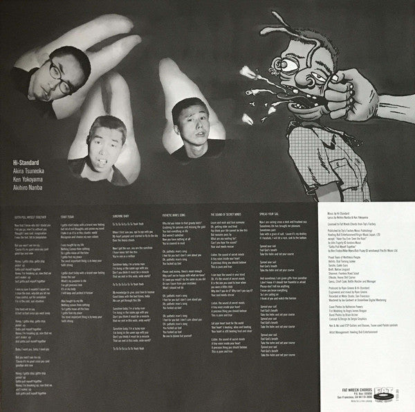 Hi-Standard - Angry Fist (Vinyl, LP, Album) Very Good Plus (VG+) / No Cover