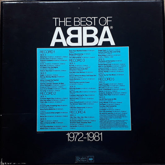 ABBA - The Best Of ABBA (5xVinyl, Box Set, LP, Compilation) Very Good Plus (VG+) / Very Good Plus (VG+)