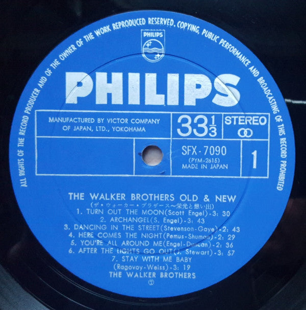 The Walker Brothers - Old And New = 栄光と想い出 (Vinyl, LP, Compilation) Very Good (VG) / Good Plus (G+)