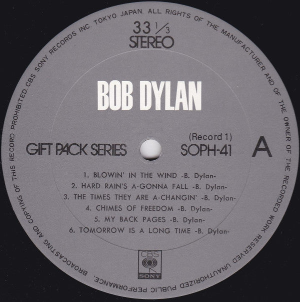 Bob Dylan - Bob Dylan (Vinyl, Box Set, LP, Compilation, Limited Edi...