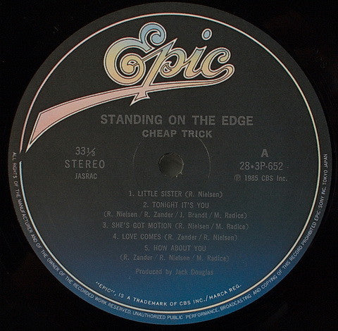 Cheap Trick - Standing On The Edge (Vinyl, LP, Album)