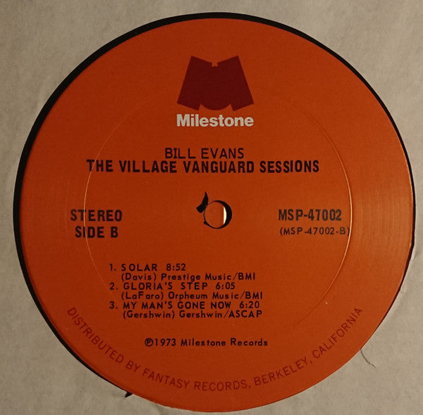 Bill Evans - The Village Vanguard Sessions (2xVinyl, LP, Compilation, Reissue, Stereo) Very Good Plus (VG+) / Good Plus (G+)