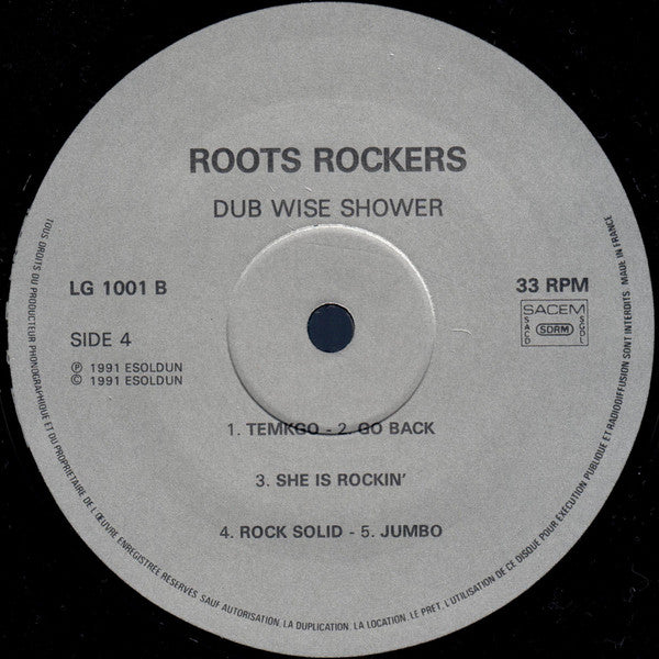Roots Rockers (2) - Dubwise Shower + Fe Me Dub (2xVinyl, LP, Compilation) Good Plus (G+) / Good Plus (G+)