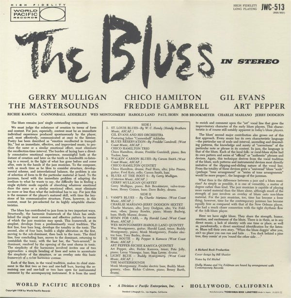 Various - The Blues In Stereo (Vinyl, LP, Album, Compilation, Reissue, Stereo) Very Good Plus (VG+) / Very Good Plus (VG+)