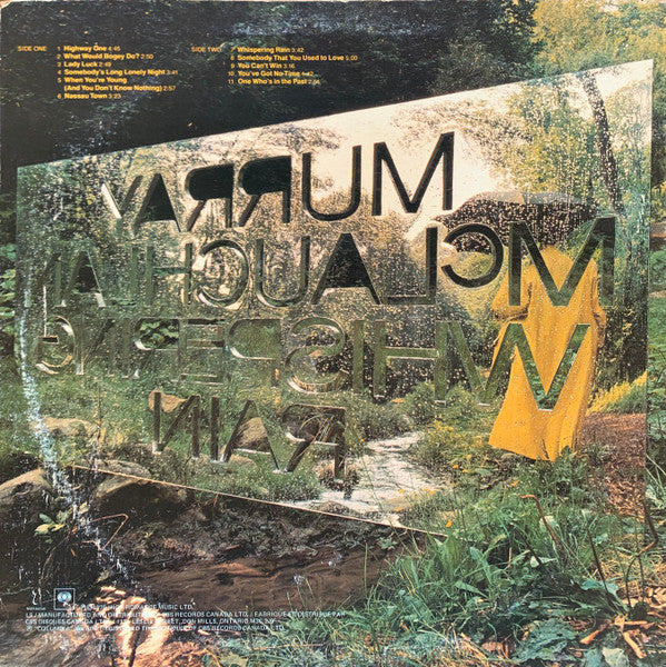 Murray McLauchlan - Whispering Rain (Vinyl, LP, Album) Very Good (VG) / Very Good (VG)