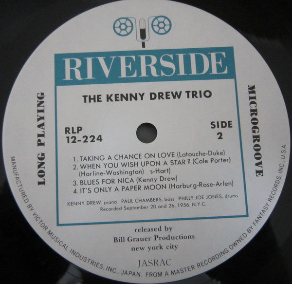 The Kenny Drew Trio - Kenny Drew Trio (Vinyl, LP, Album, Reissue, Mono) Very Good Plus (VG+) / Very Good Plus (VG+)