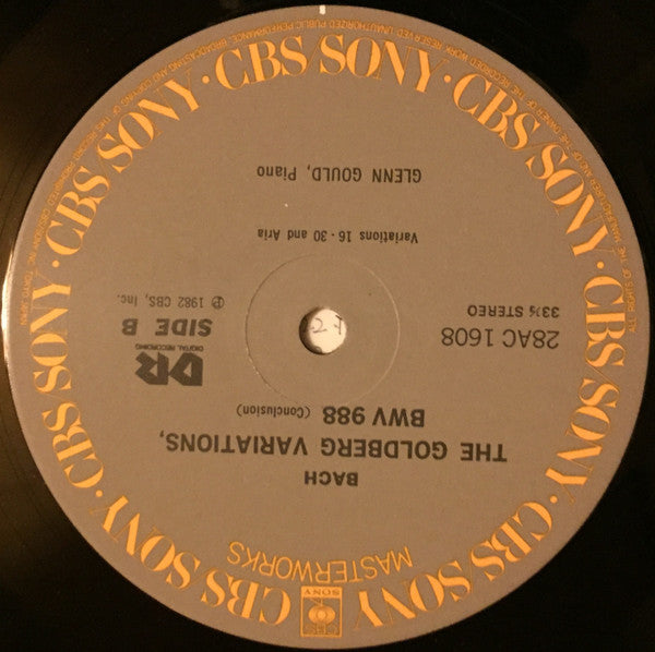 Johann Sebastian Bach - The Goldberg Variations (Vinyl, LP, Album) Very Good Plus (VG+) / Very Good Plus (VG+)