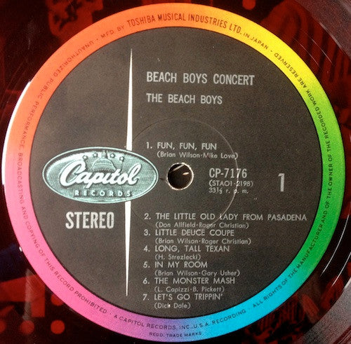 The Beach Boys - Concert (Vinyl, LP, Album, Stereo)