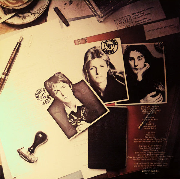 Wings (2) - Band On The Run = バンド・オン・ザ・ラン (Vinyl, LP, Album, Reissu...
