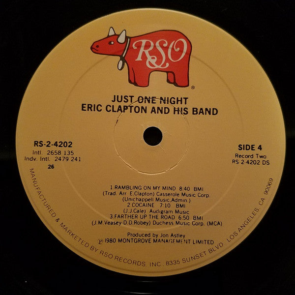 Eric Clapton - Just One Night (2xVinyl, LP, Album) Very Good (VG) / Very Good (VG)