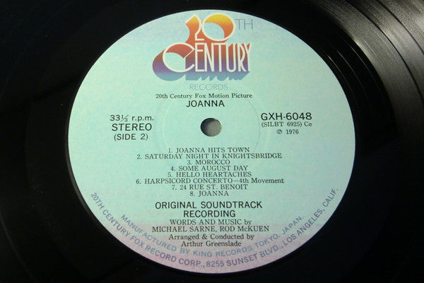 Rod McKuen - Joanna (Vinyl, LP, Album, Stereo) Very Good (VG) / Very Good (VG)