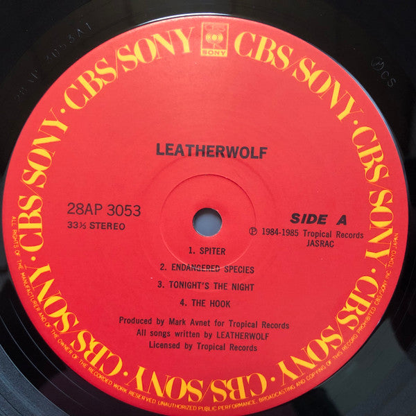 Leatherwolf - Leatherwolf (Vinyl, LP, Album) Near Mint (NM or M-) / Near Mint (NM or M-)