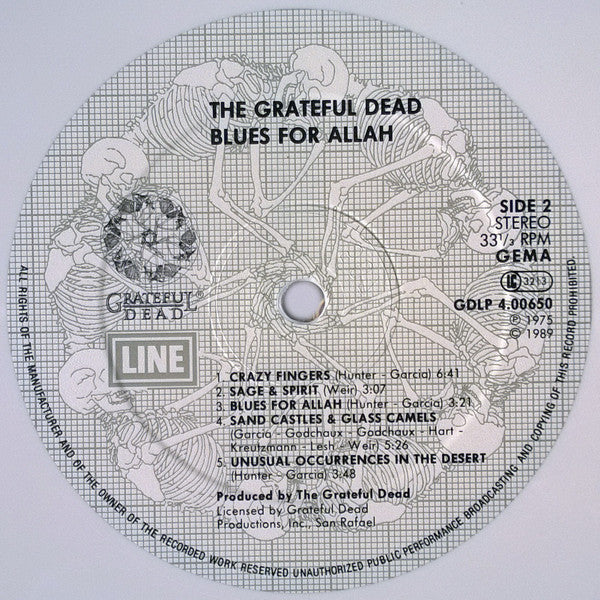 The Grateful Dead - Blues For Allah (Vinyl, LP, Album, Reissue) Near Mint (NM or M-) / Good Plus (G+)