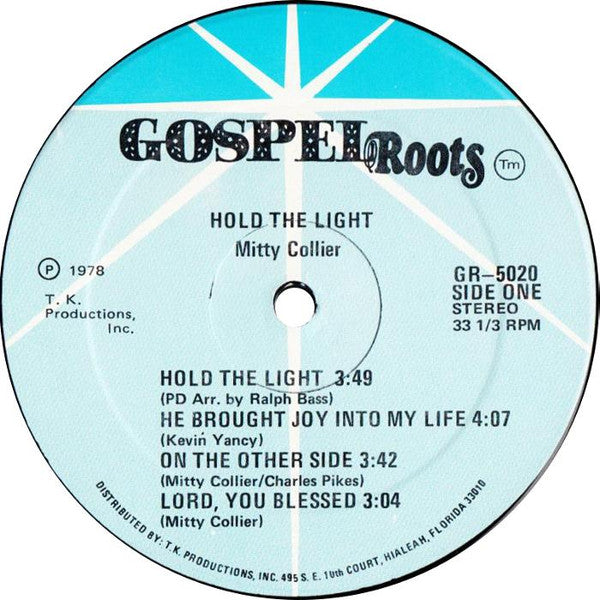 Mitty Collier - Hold The Light... (Vinyl, LP, Album) Very Good (VG) / Very Good (VG)