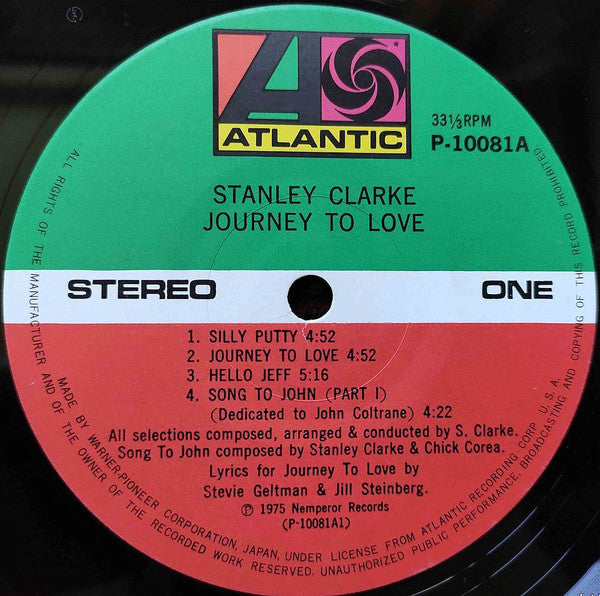 Stanley Clarke - Journey To Love (Vinyl, LP, Album)