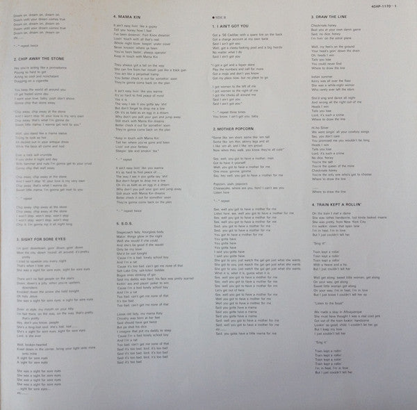 Aerosmith - Live! Bootleg = ライヴ・ブートレッグ (Vinyl, LP, Album, Stereo)