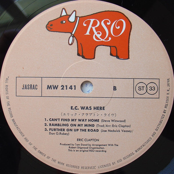 Eric Clapton - E.C. Was Here (Vinyl, LP, Album)