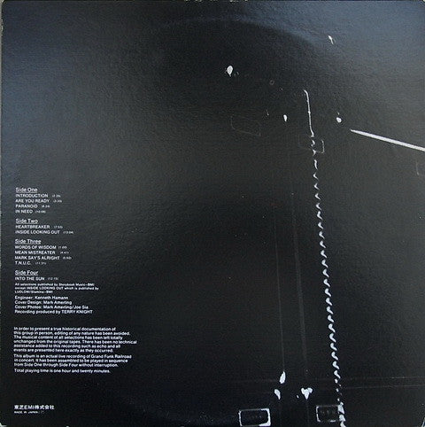 Grand Funk Railroad - Live Album (2xVinyl, LP, Album, Reissue) Very Good (VG) / Very Good Plus (VG+)