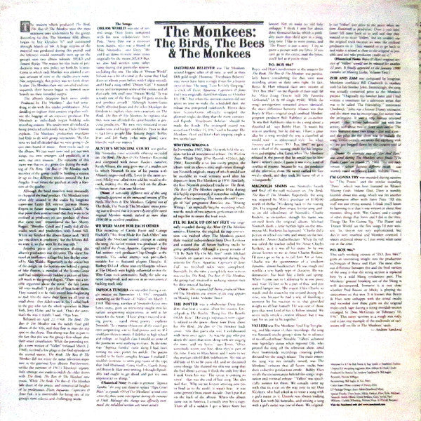The Monkees - The Birds, The Bees & The Monkees (Vinyl, LP, Album, Stereo) Very Good Plus (VG+) / Very Good Plus (VG+)