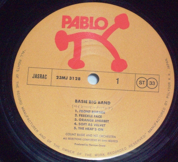 Count Basie - Basie Big Band (Vinyl, LP, Album, Stereo) Very Good Plus (VG+) / Very Good Plus (VG+)