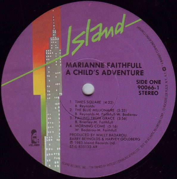 Marianne Faithfull - A Child's Adventure (Vinyl, LP, Album, Stereo) Very Good (VG) / Very Good Plus (VG+)
