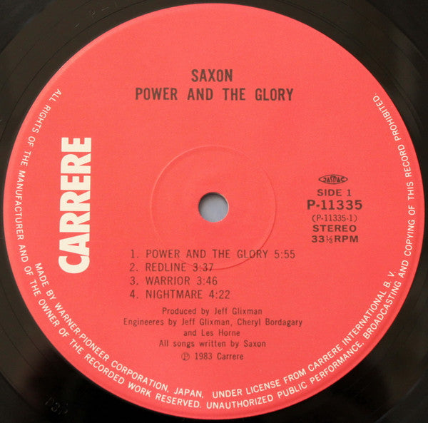 Saxon - Power & The Glory (Vinyl, LP, Album)