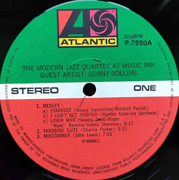 The Modern Jazz Quartet - The Modern Jazz Quartet At Music Inn —  V...