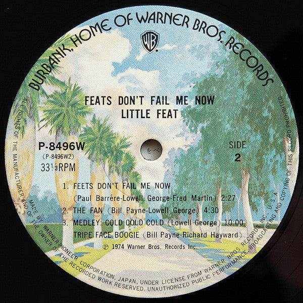 Little Feat - Feats Don't Fail Me Now (Vinyl, LP, Album)