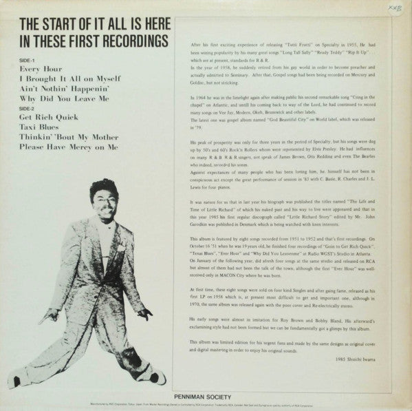Little Richard - Little Richard (Vinyl, LP, Compilation, Remastered, Repress, Mono) Very Good Plus (VG+) / Very Good (VG)