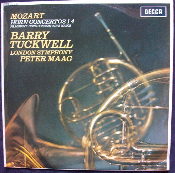 Wolfgang Amadeus Mozart - Horn Concertos 1-4 (Vinyl, LP, Repress, Stereo) Very Good (VG) / Very Good Plus (VG+)