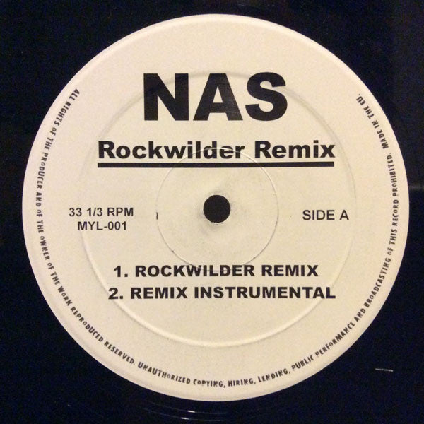 Nas - Made You Look (Vinyl, 12", Promo, Single Sided, Unofficial Release) Very Good (VG) / Very Good (VG)
