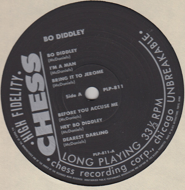 Bo Diddley - Bo Diddley (Vinyl, LP, Album, Compilation, Reissue, Mono)