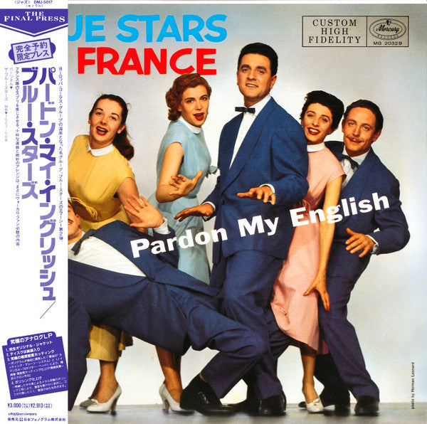 Les Blue Stars - Pardon My English (Vinyl, LP, Album, Limited Edition, Reissue, Mono) Very Good Plus (VG+) / Very Good Plus (VG+)