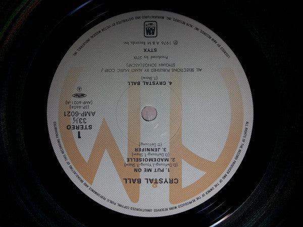 Styx - Crystal Ball (Vinyl, LP, Album, Reissue)
