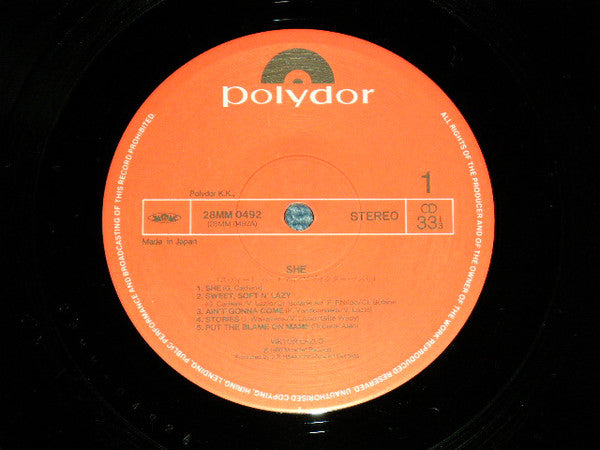 Viktor Lazlo - She (Vinyl, LP, Album) Very Good Plus (VG+) / Very Good (VG)