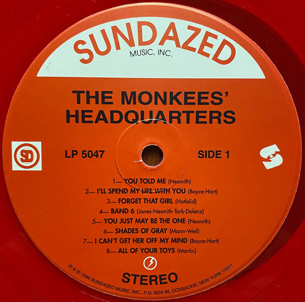 The Monkees - Headquarters (Vinyl, LP, Album, Reissue, Stereo) Very Good (VG) / Very Good Plus (VG+)