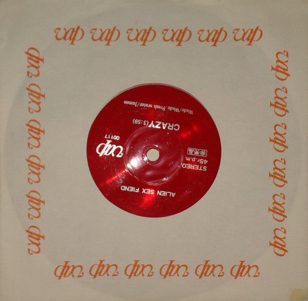 Alien Sex Fiend - Liquid Head In Tokyo / Muma (Vinyl, Flexi-disc, LP, Album, 7", 45 RPM, Single Sided) Very Good (VG) / Good (G)