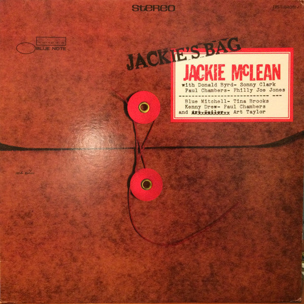 Jackie McLean - Jackie's Bag (Vinyl, LP, Album, Reissue, Remastered, Stereo) Very Good (VG) / Very Good Plus (VG+)