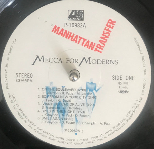 The Manhattan Transfer - Mecca For Moderns (Vinyl, LP, Album, Stereo)