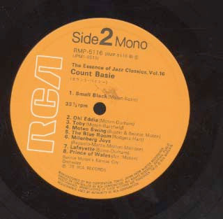 Count Basie - Count Basie (Vinyl, LP, Compilation, Mono) Very Good Plus (VG+) / Very Good Plus (VG+)