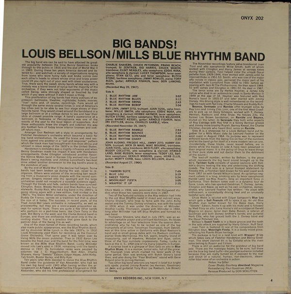 Louis Bellson - Big Bands! (Vinyl, LP, Compilation, Remastered) Good Plus (G+) / Good Plus (G+)