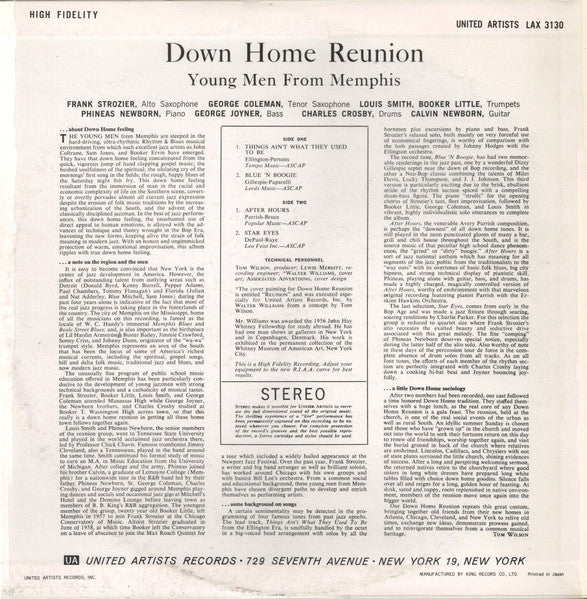 Young Men From Memphis - Down Home Reunion (Vinyl, LP, Album, Limit...