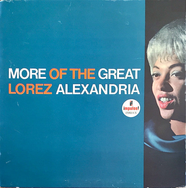 Lorez Alexandria - More Of The Great Lorez Alexandria (Vinyl, LP, Album, Stereo) Good Plus (G+) / Very Good (VG)