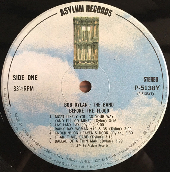 Bob Dylan - Before The Flood (Vinyl, LP, Album)