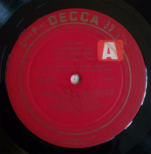 Louis Armstrong And His All-Stars - Satchmo At Symphony Hall Vol. 1 (Vinyl, LP, Album, Mono) Good Plus (G+) / Poor (P)
