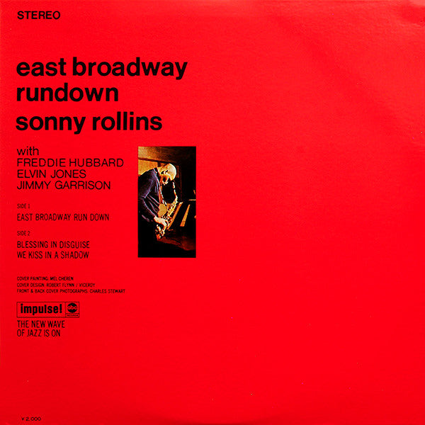 Sonny Rollins - East Broadway Run Down (Vinyl, LP, Album, Reissue) Very Good (VG) / Very Good (VG)