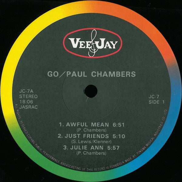 Paul Chambers (3) - Go... (Vinyl, LP, Album, Reissue, Stereo)