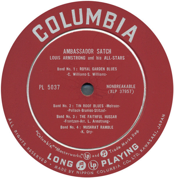 Louis Armstrong And His All-Stars - Ambassador Satch (Vinyl, LP, Album) Very Good Plus (VG+) / Very Good Plus (VG+)