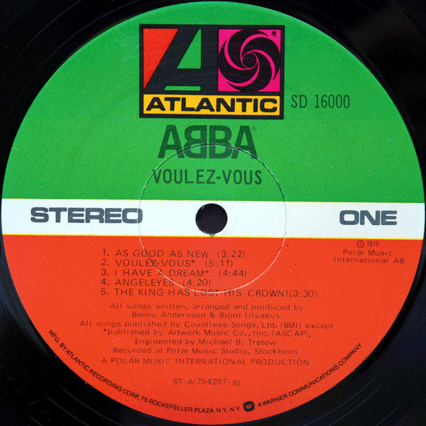 ABBA - Voulez-Vous (Vinyl, LP, Album, Stereo) Very Good (VG) / Very Good Plus (VG+)